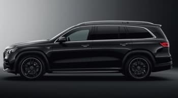Mercedes GLS 400D for rent in Hyderabad