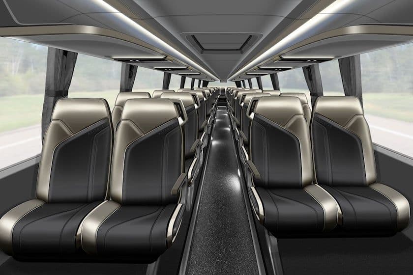 Luxury 30-seater bus rental Hyderabad